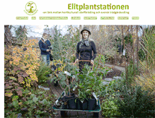 Tablet Screenshot of elitplantstationen.se